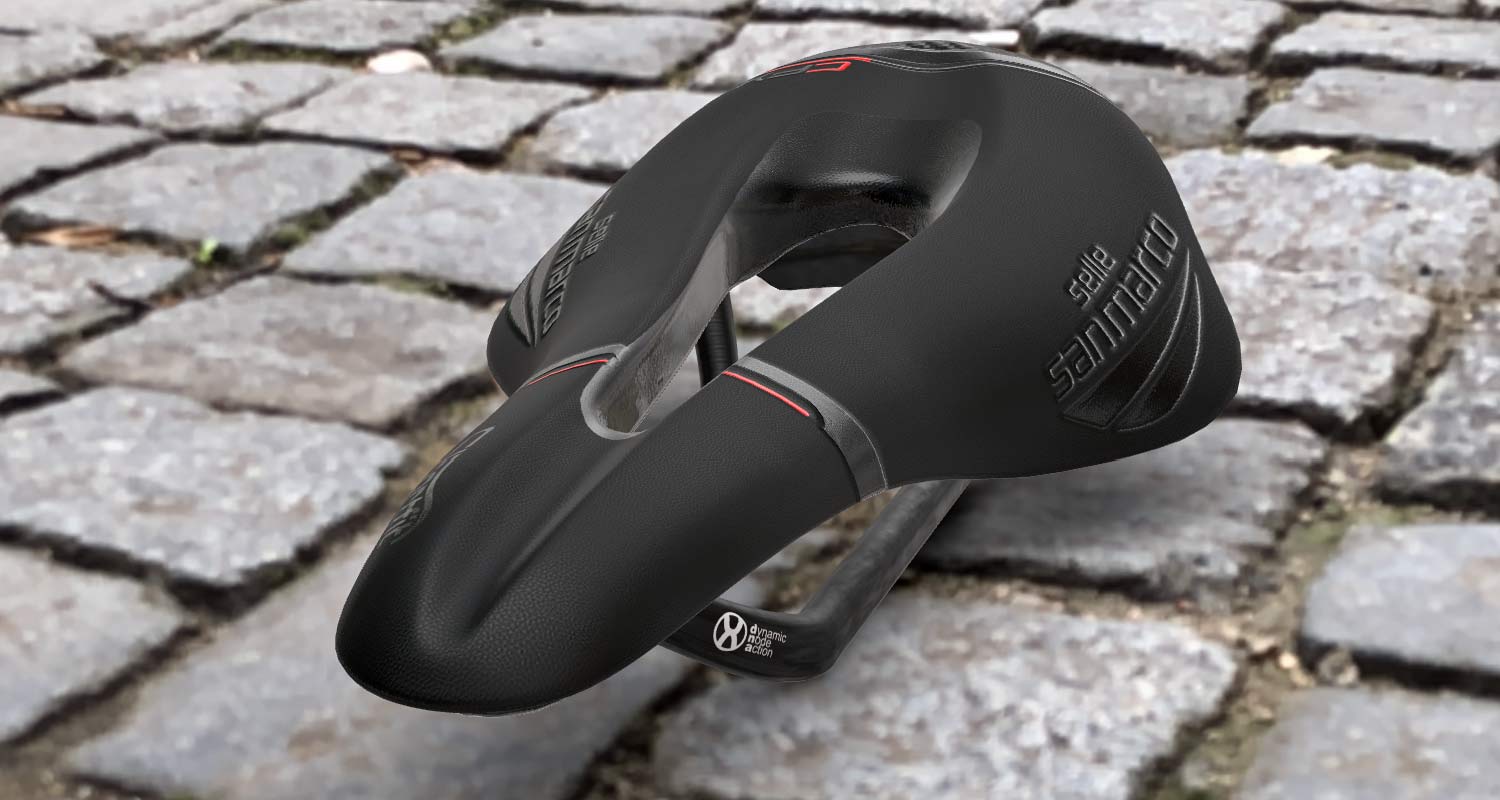 Selle San Marco Shortfit Narrow road bike saddle Augmented Reality AR viewer
