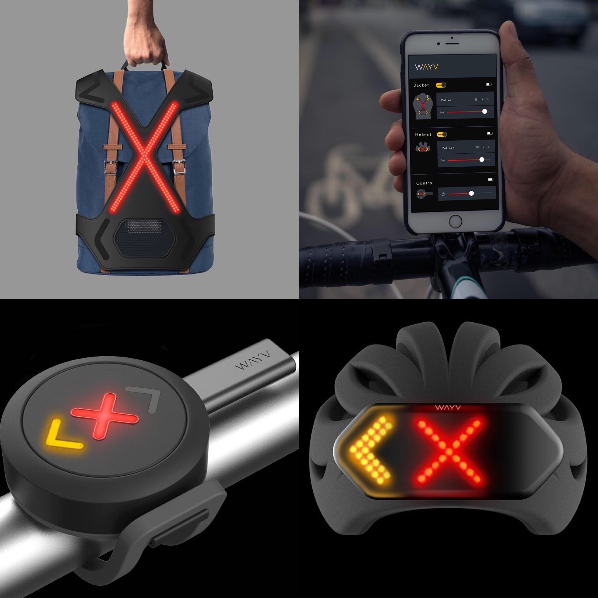 Signal from all angles with WAYV Smart turn signal vest and helmet headset