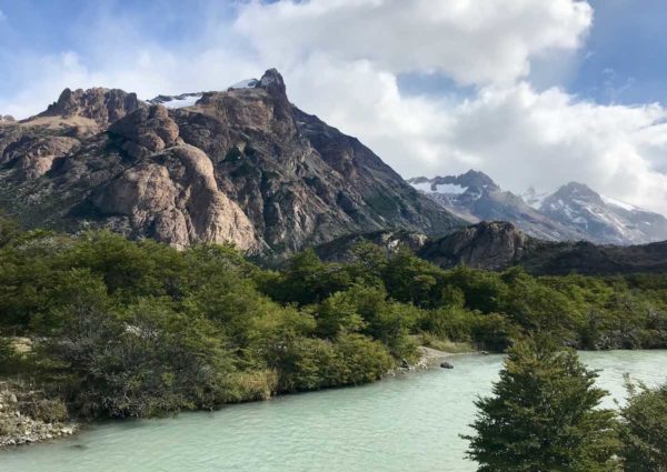 bikerumor pic of the day cycling trip to south america, lago del desert in argentina.