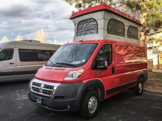 #Vanlife: Colorado Camper Van pops the top on almost any van - Bikerumor