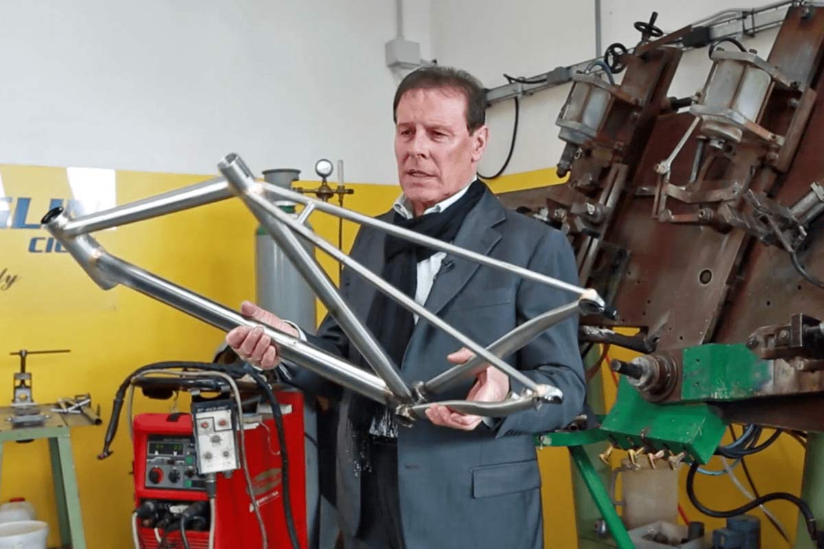 Man of Steel Giovanni Battaglin, shows us how to build modern Italian steel road bikes
