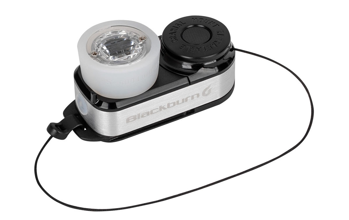 Blackburn Outpost light zips onto your head or handlebar, Grid lights up the side