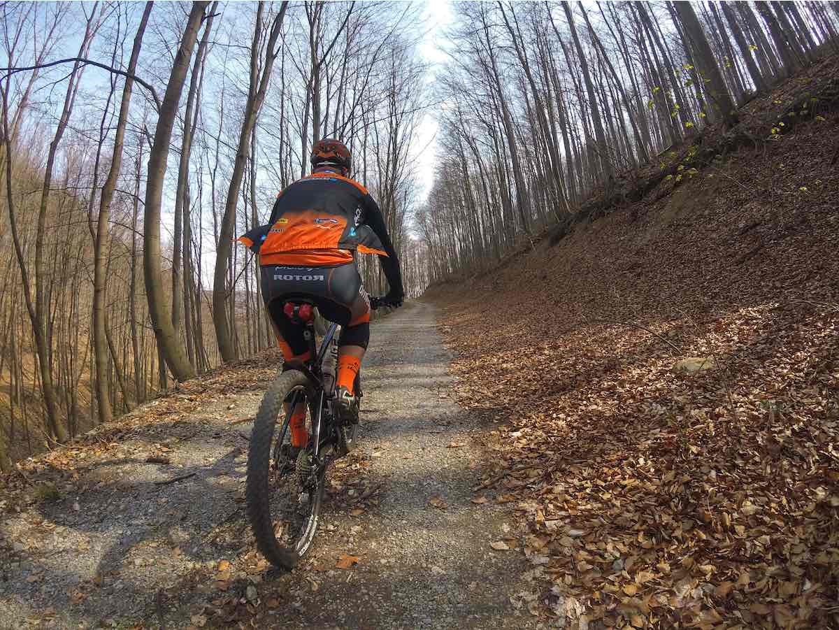 bikerumor pic of the day, mountain biking in hungary near the Sebes-víz valley.