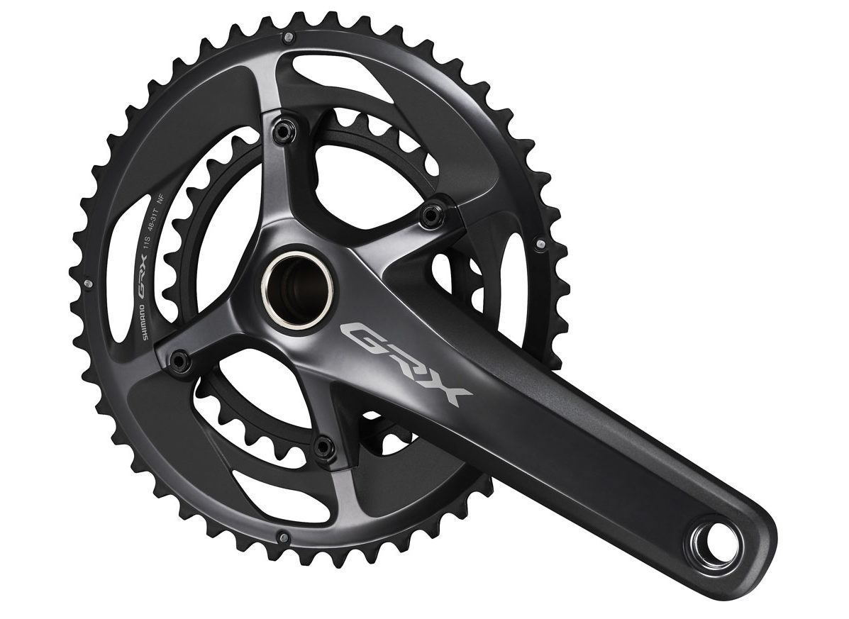 Shimano GRX is the first component group dedicated to gravel with 10 and 11 speed options for both mechanical and di2 shifting with hydraulic brakes. 