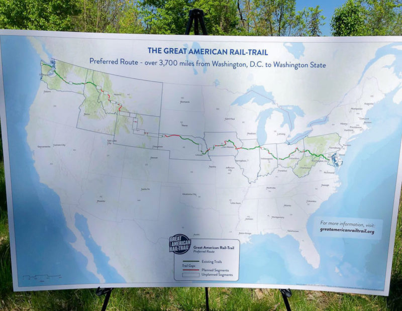 Great American Rail Trail Route Announcement Ohio To Erie Trail Bike Bicycle Paved Trail Across United States 2 800x619 