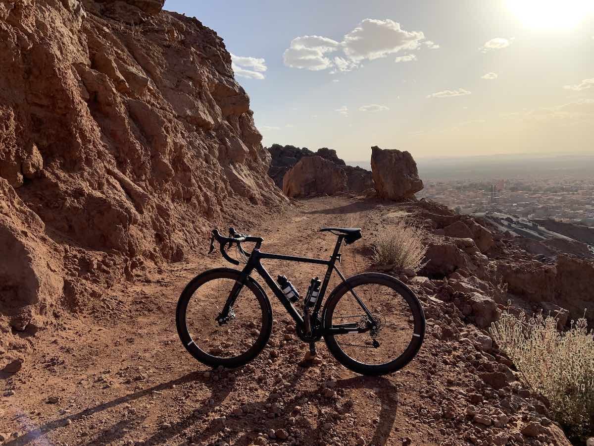 bikerumor pic of the day gravel biking in Erfoud Morocco.