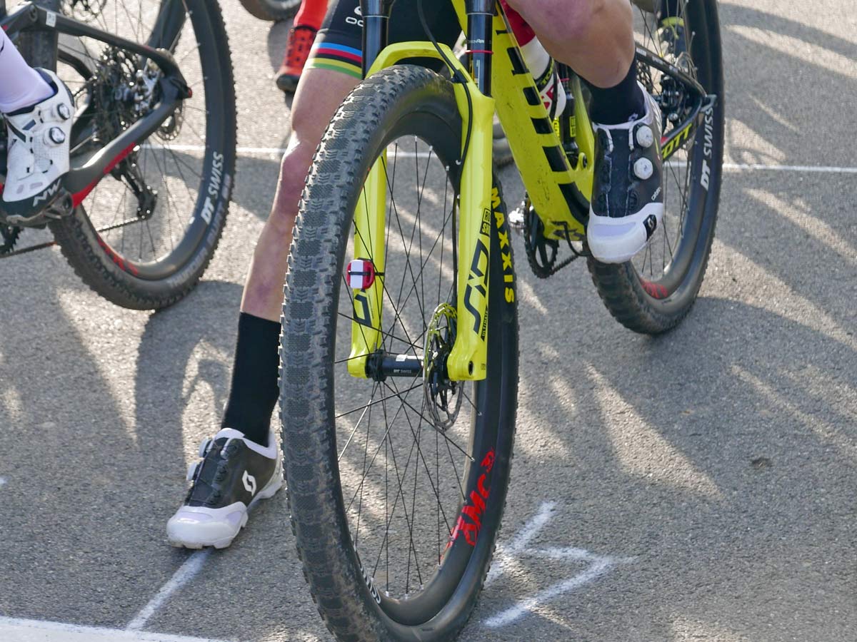 Spy Shot Nino Schurter racing prototype Maxxis Aspen Race XC