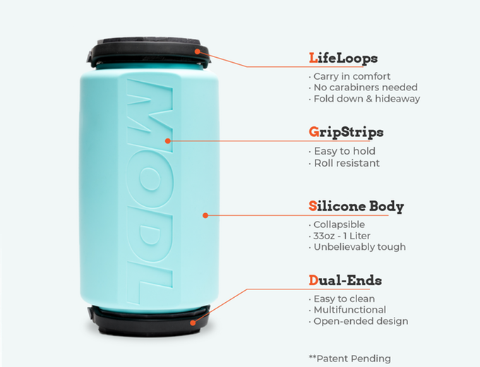 MODL rethinks the Bottle, creates modular hydration system, shower, water filter, more