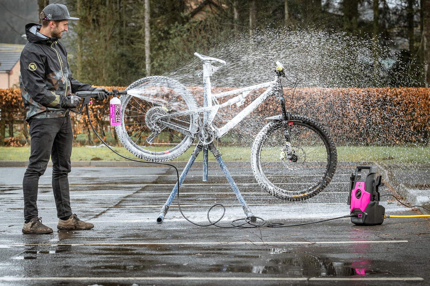 Muc-Off Pressure Washer, bike-specific deep clean road gravel cyclocross mountain bike cleaner