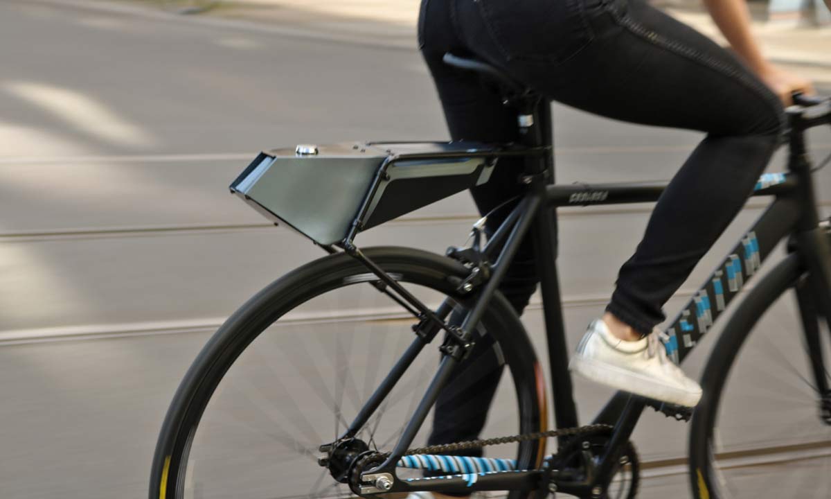 Otek Bicycles Aerocarrier lockable bicycle trunk,semi secure on bike glovebox and pannier rack