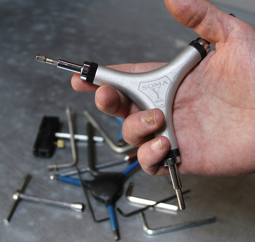 The ultimate 3-Way tool? Soma Fabrications turns out Y-Ratchet Hex Wrench 