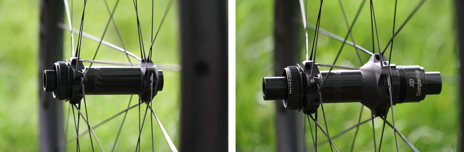 first look at new Bontrager Kovee XXX ultralight and wide xc mountain bike wheels tech details and actual weights