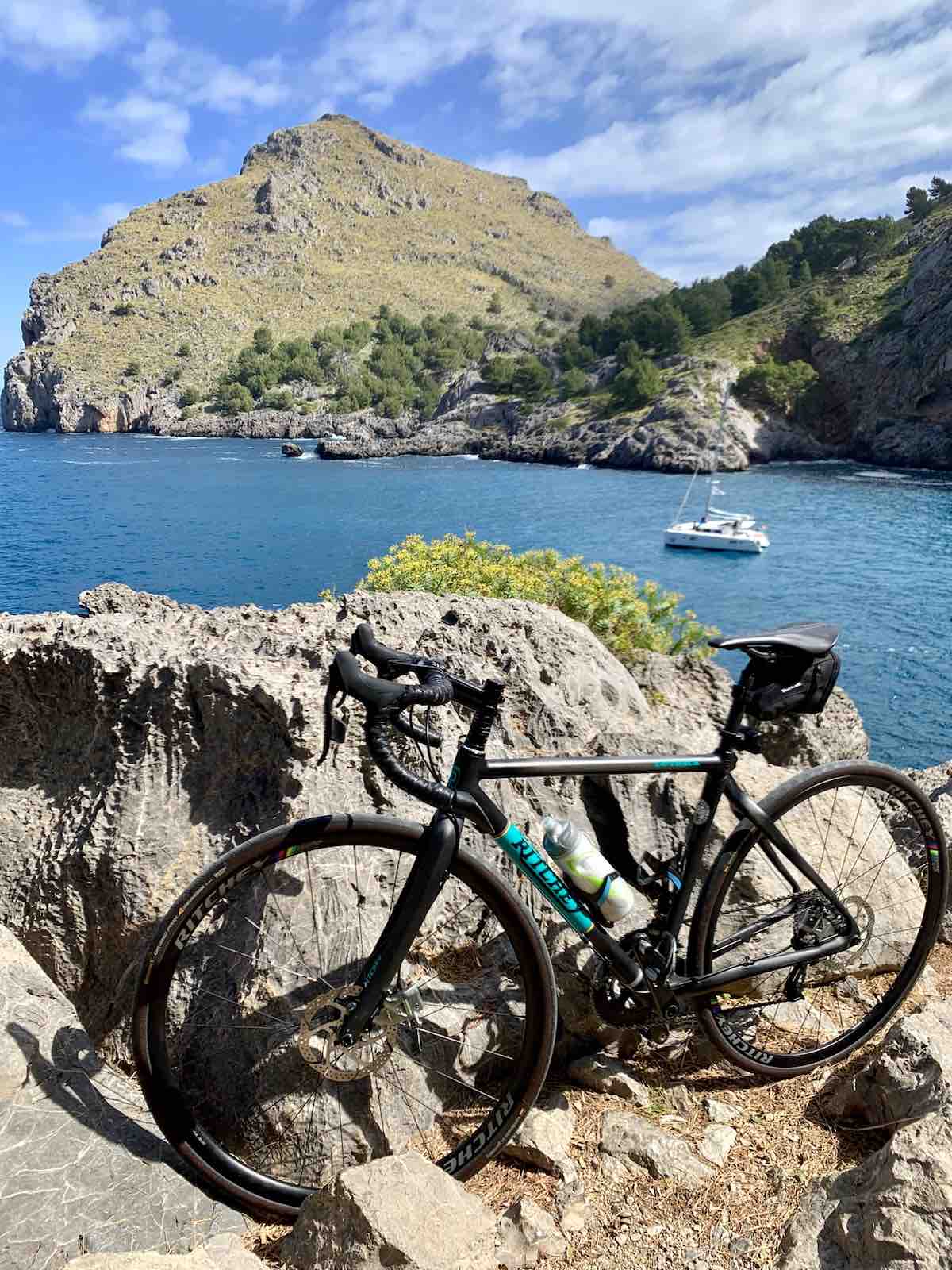 bikerumor pic of the day Ritchey bicycle at the Port of Sa Calobra, Mallorca, Spain.