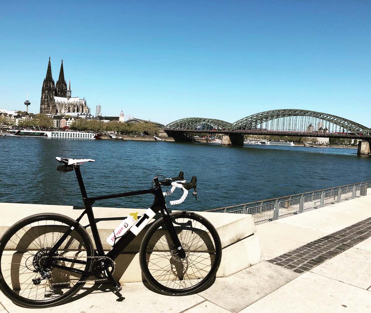 bikerumor pic of the day 3T Exploro bike in front of Cologne Cathedral in Germany.