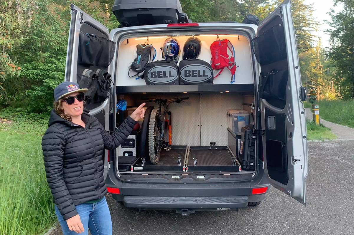 #Vanlife – Norco pro rider Jill Kintner’s custom NW Conversions Sprinter van