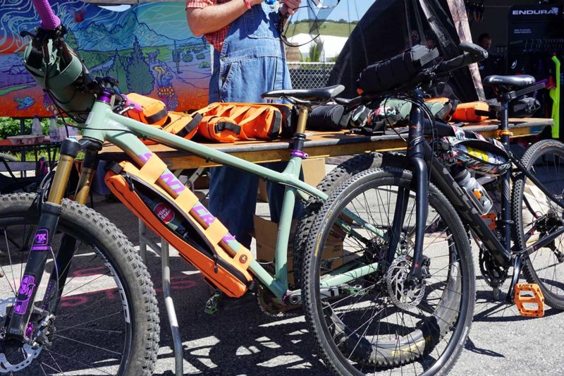 stashers insulated bike frame bags for keeping cans and bottles cold on your ride