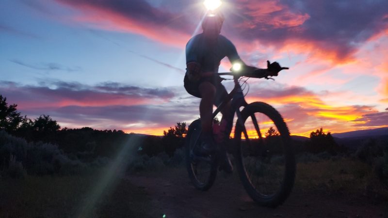 bikerumor pic of the day night ride in carbondale, Colorado.