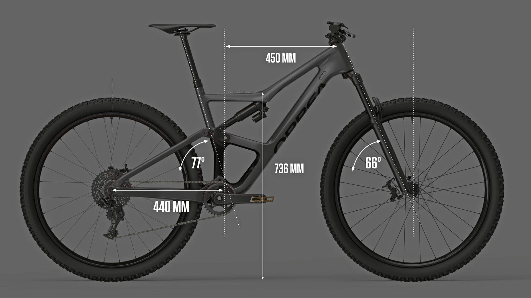2020 Orbea Occam trail bike, 140mm all-mountain carbon 29er mountain bike
