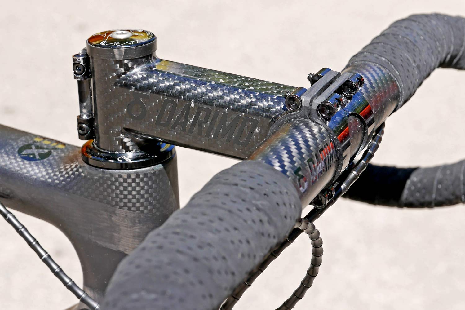 Darimo Stem ultralight lightweight handmade carbon road bike stem, made-in-Spain