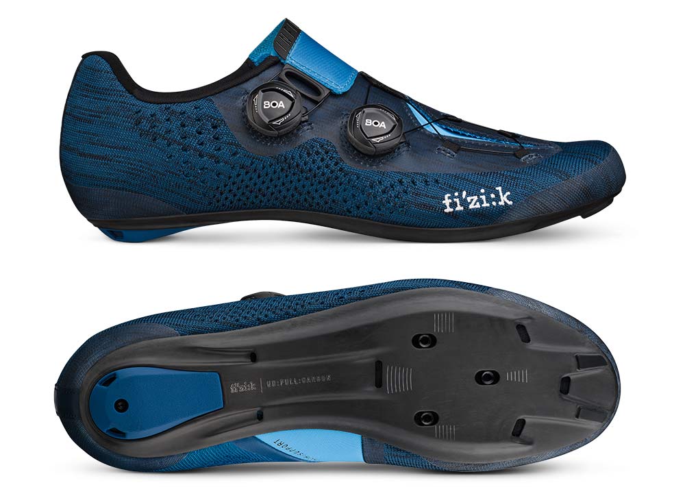 Fizik Infinito R1 Knit Movistar Team shoes, Limited Edition carbon road bike shoes