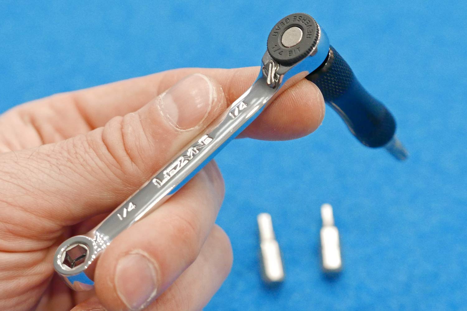 Lezyne Ratchet Kit puts tiny 1/4″ drive ratchet wrench in your pocket