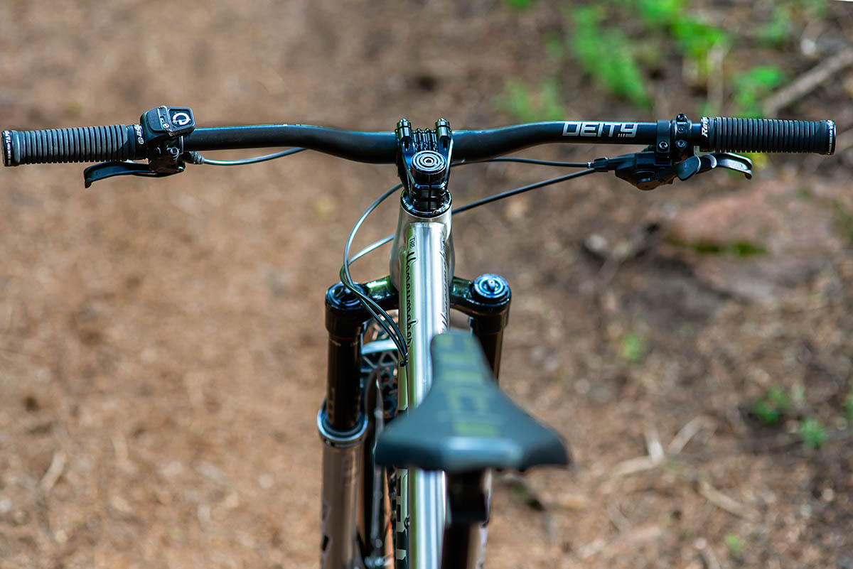 Mullet Cycles mixed wheels size hardtail mtb mountain bike titanium
