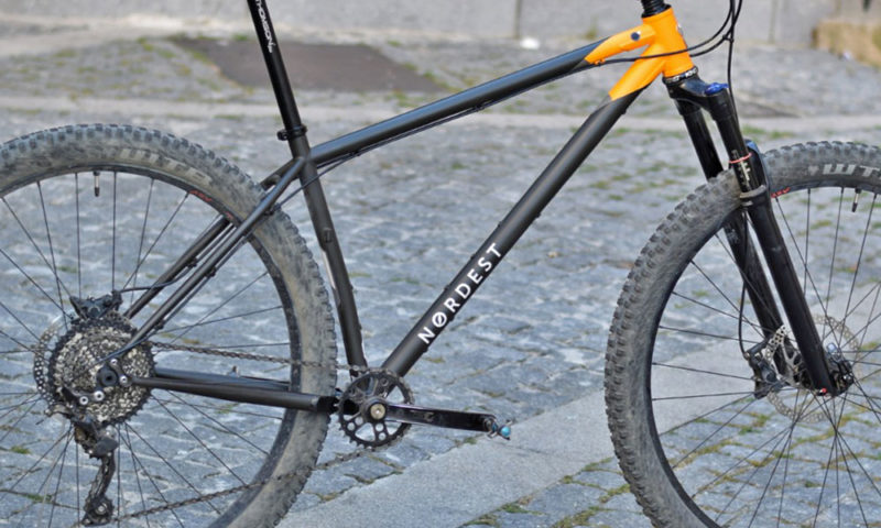 Nordest Britango mountain bike hardtail hits the trail in