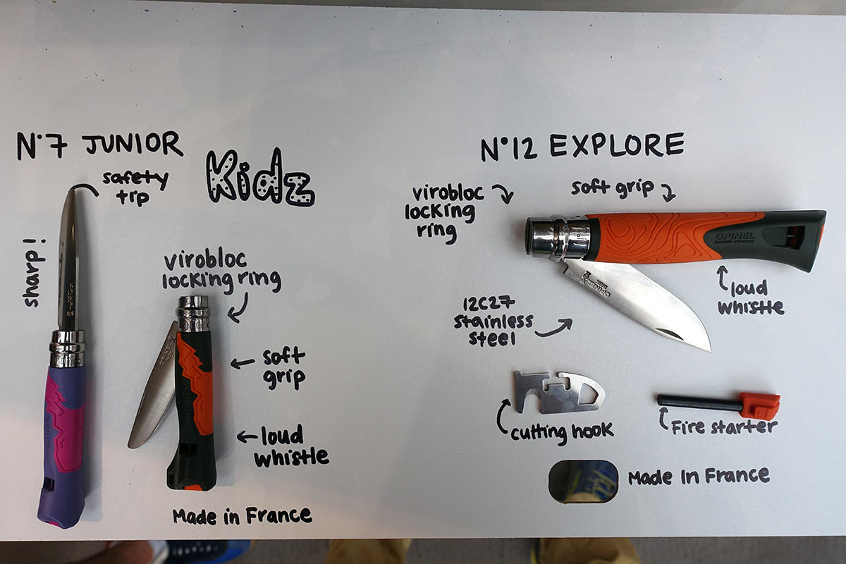 The N°12 Explore, the survival knife made in France