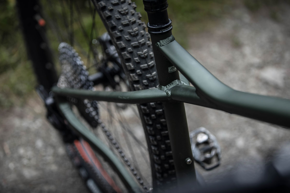 Orbea Laufey attacks the trails with fun, slack, affordable hardtail frame