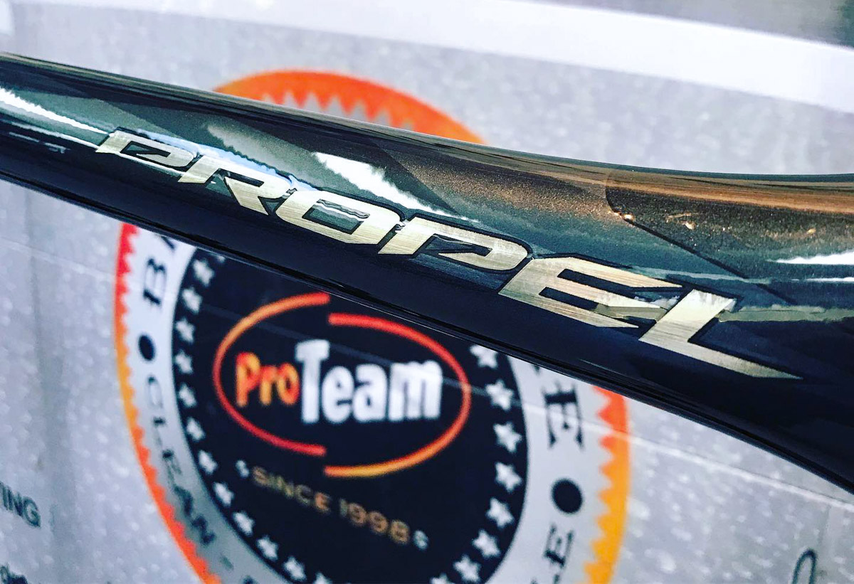 Proteam Bicycle Care ceramic frame coating repels dirt, water, & more