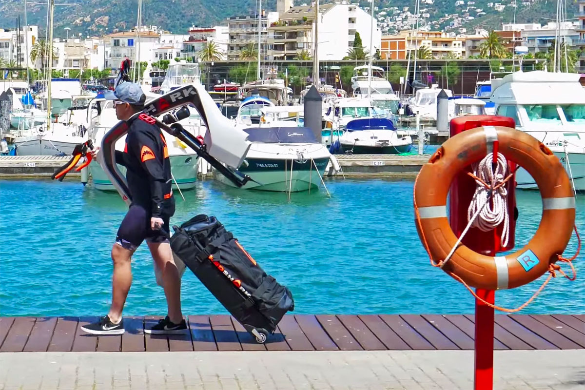 RedShark BoardBike, packable pedal-powered boat bikes