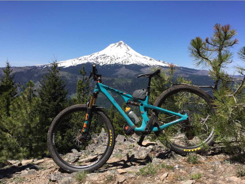bikerumor pic of the day This is a viewpoint on the relatively new upper Cooks Meadow Trail in the Mt Hood National forest. Fun downhill singletrack!