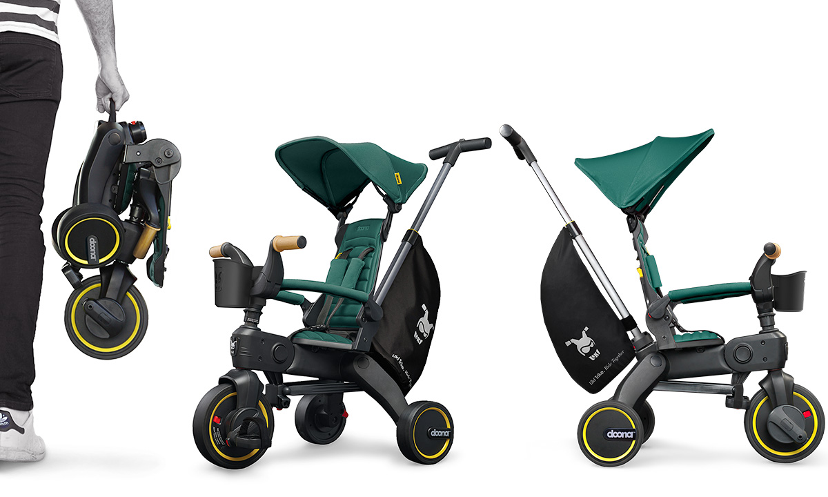 Doona Liki Trike morphs & transforms in five modes to grow with your child