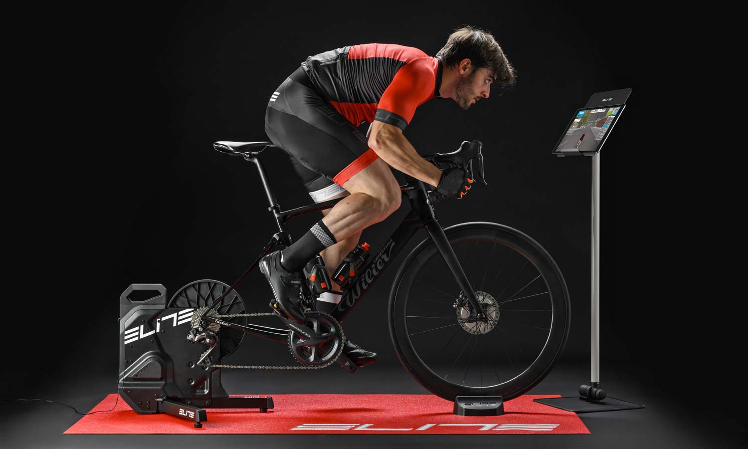 Interactive cycle top trainer