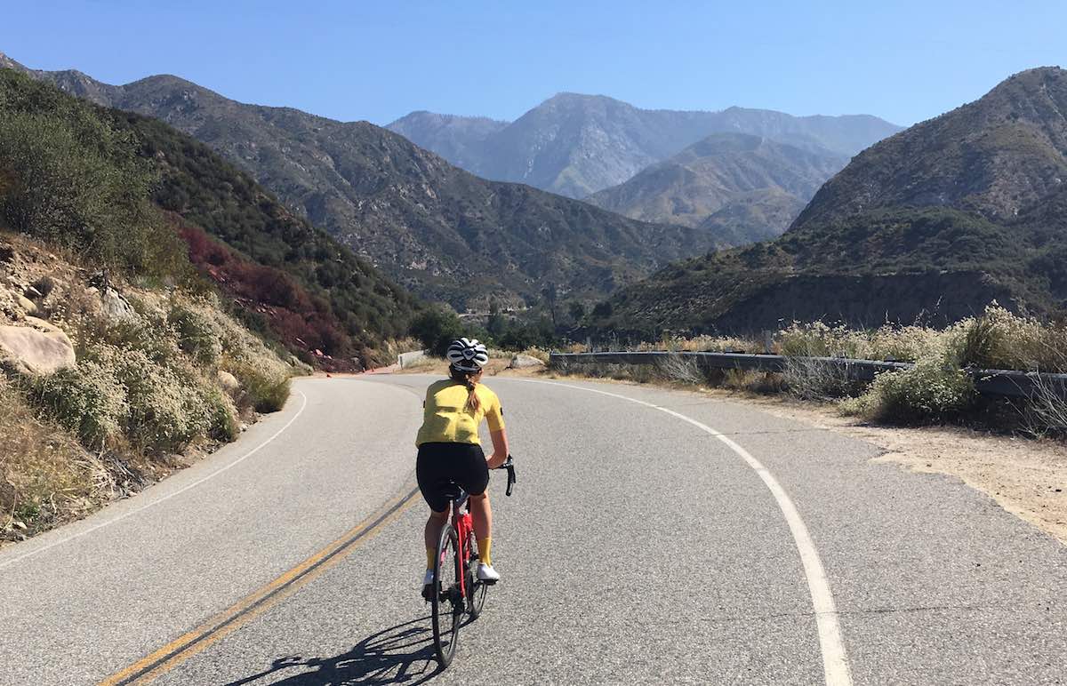 bikerumor pic of the day road cycling san gabriel canyon road to the crystal lake in angeles national forest.