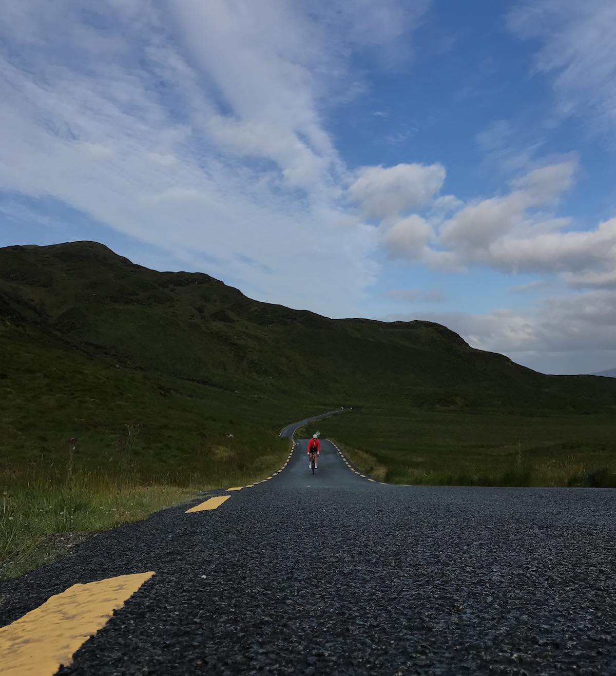 bikerumor pic of the day road cycling in the mountains of county donegal, ireland.