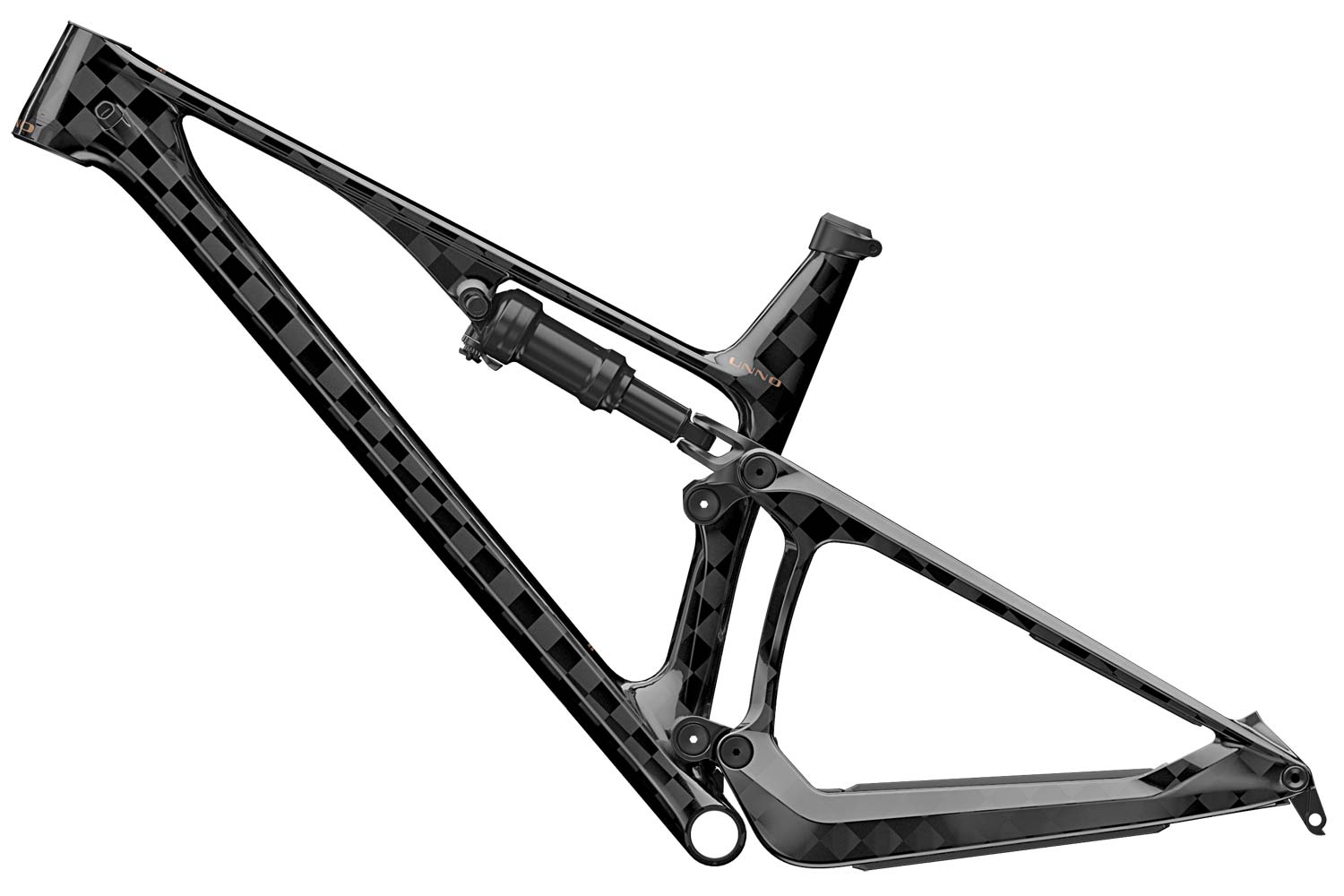 Unno Horn 100mm XC bike, limited edition lightweight carbon short-travel cross-country race mountain bike