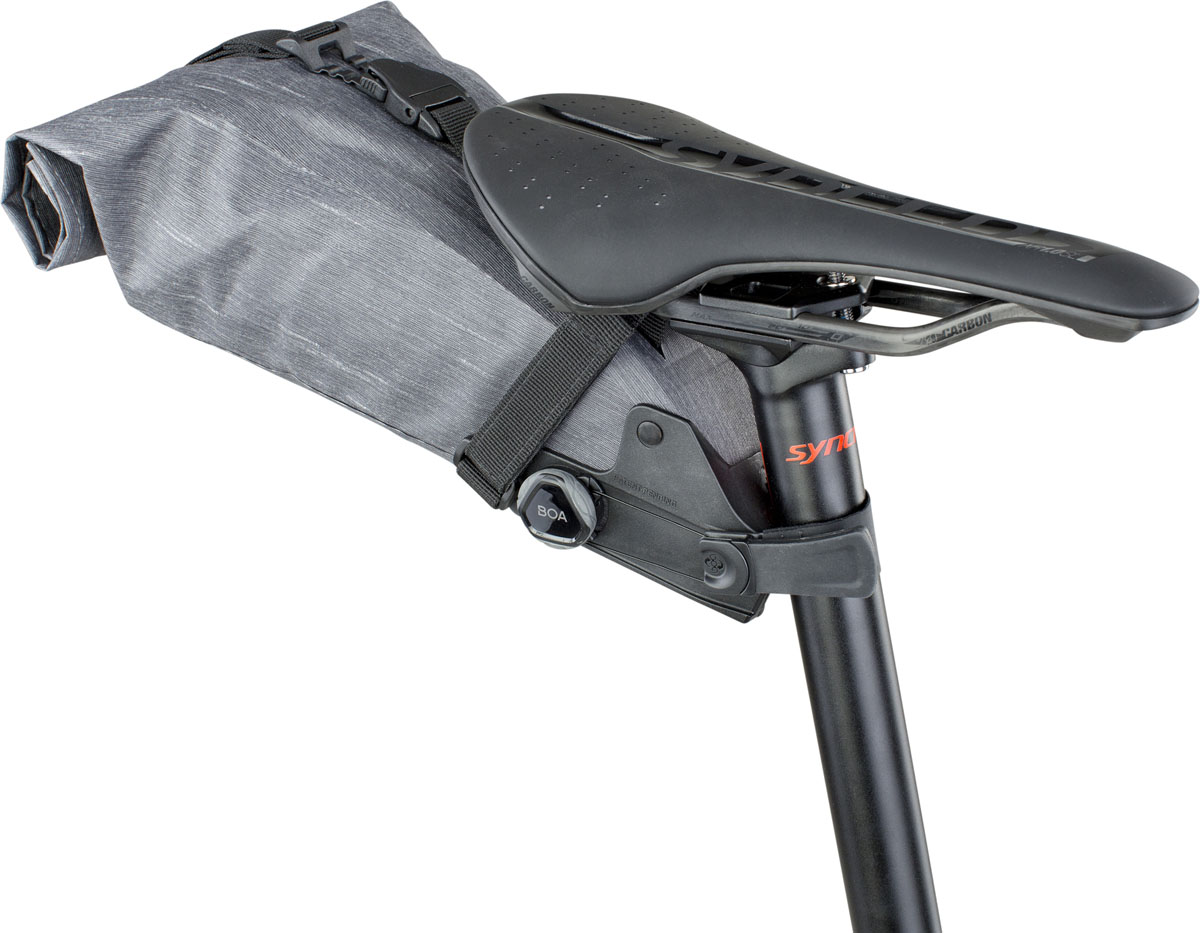 EVOC gives bikepacking bags a twist with Boa Fit System for handlebars & seat posts