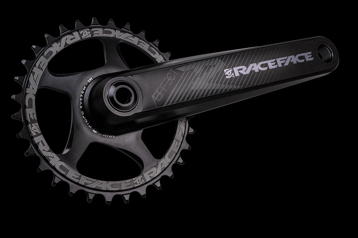 Race Face Aeffect R mountain bike cranks rally hard for less coin; new dropper post, too