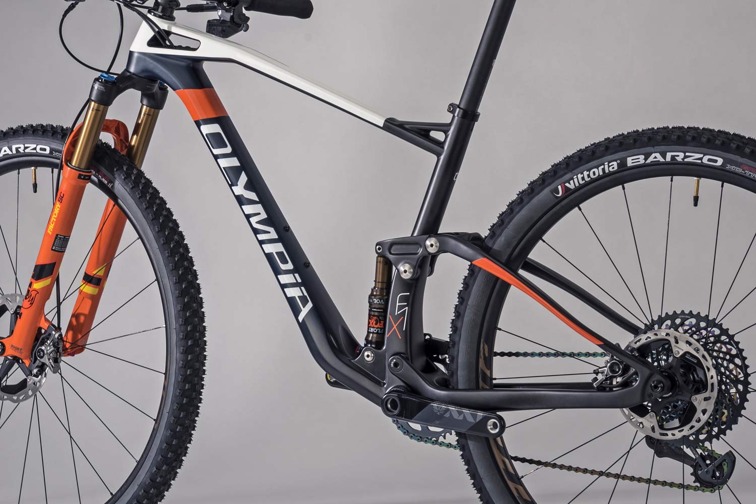 2020 new Cicli Olympia F1-X carbon 100mm travel carbon XC bike