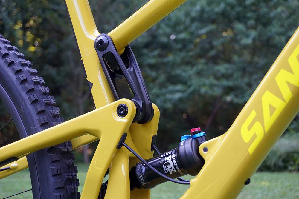 how much travel does the new santa cruz tallboy mountain bike have