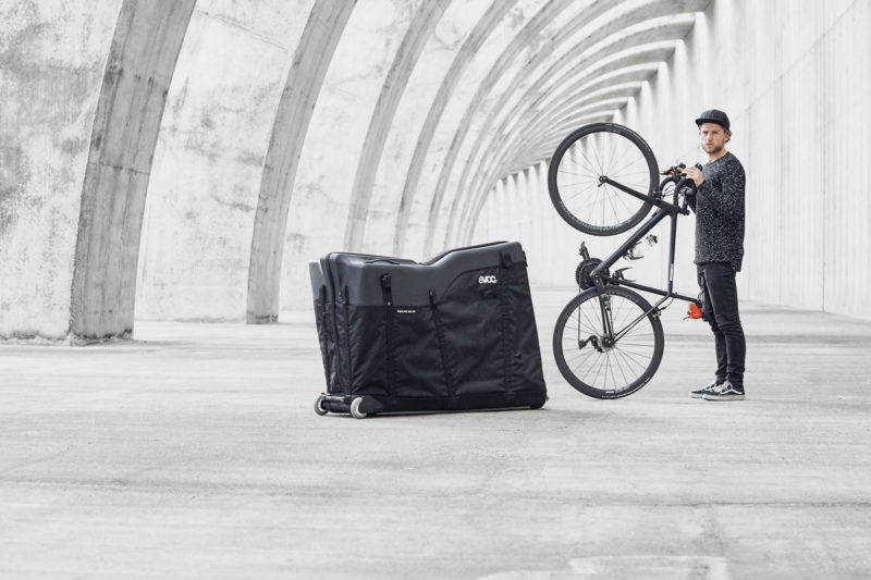 EVOC Road Bike Bag Pro has hybrid soft/hard shell, 'bike