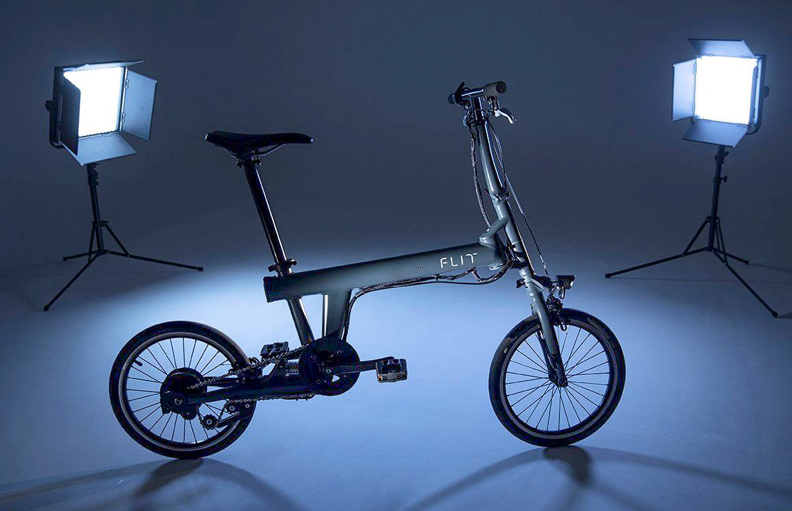 Ex-Jaguar engineer makes FLIT-16 folding e-bike, powers commuting in a tiny package