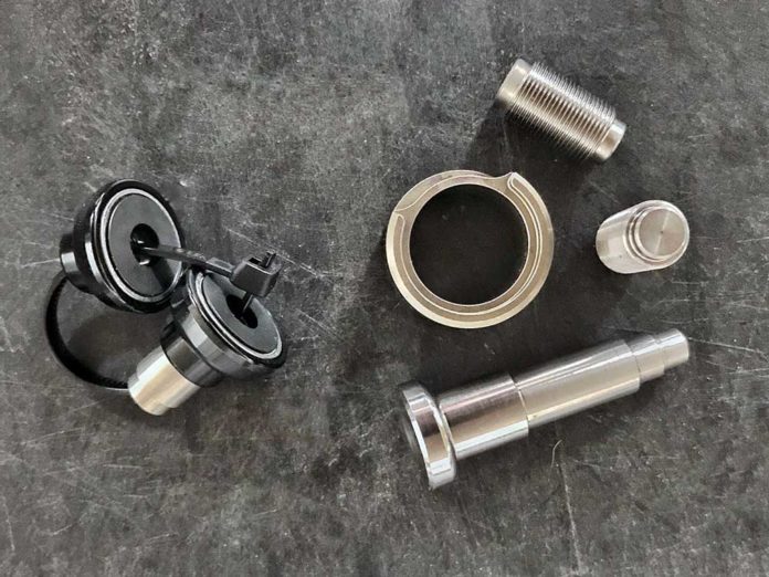 Fox smooths rear shock motion w/ roller bearing mounts, FIT4 damper