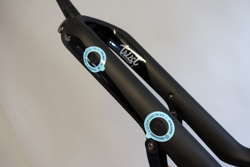 Review Trust Performance's The Message trailing link suspension fork