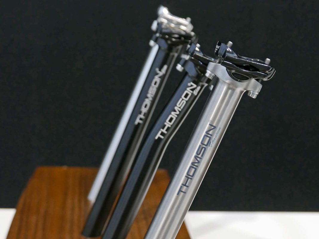Thomson titanium, from seatposts to gravel & MTB frames, plus matte carbon Bikerumor