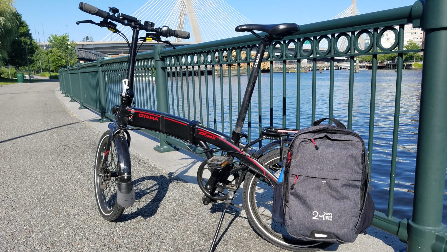 cycling with weights in backpack