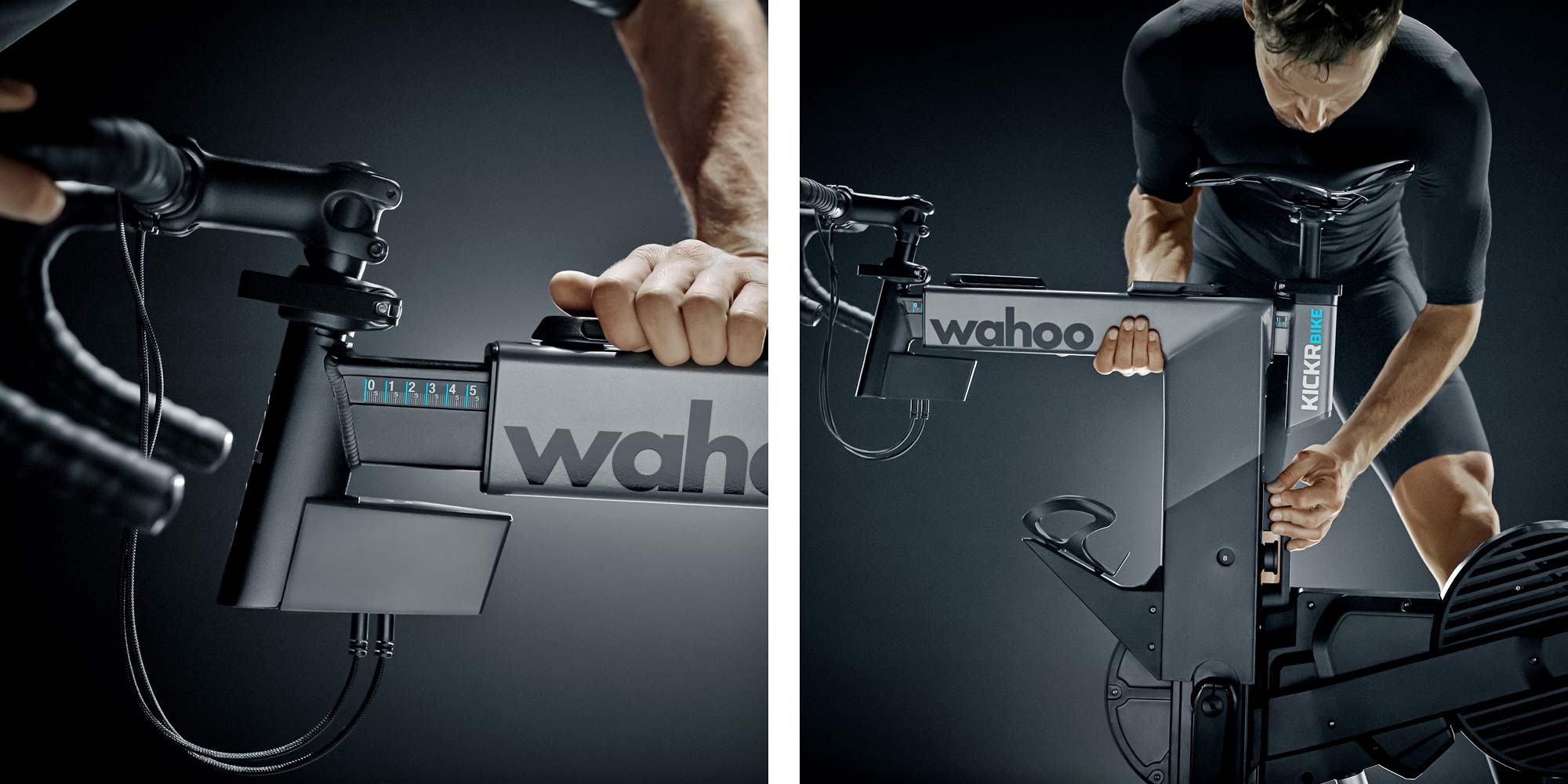 Wahoo Kickr Bike trainer, connected smart indoor training fitness bike