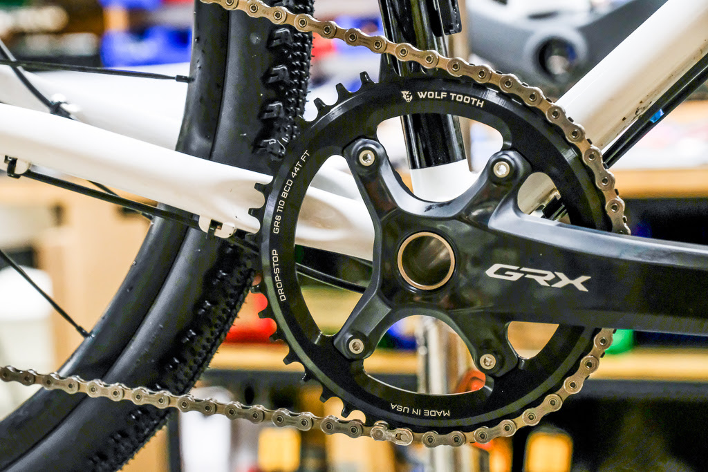 Wolf Tooth Components adds new gravel chainring options for Shimano GRX cranks