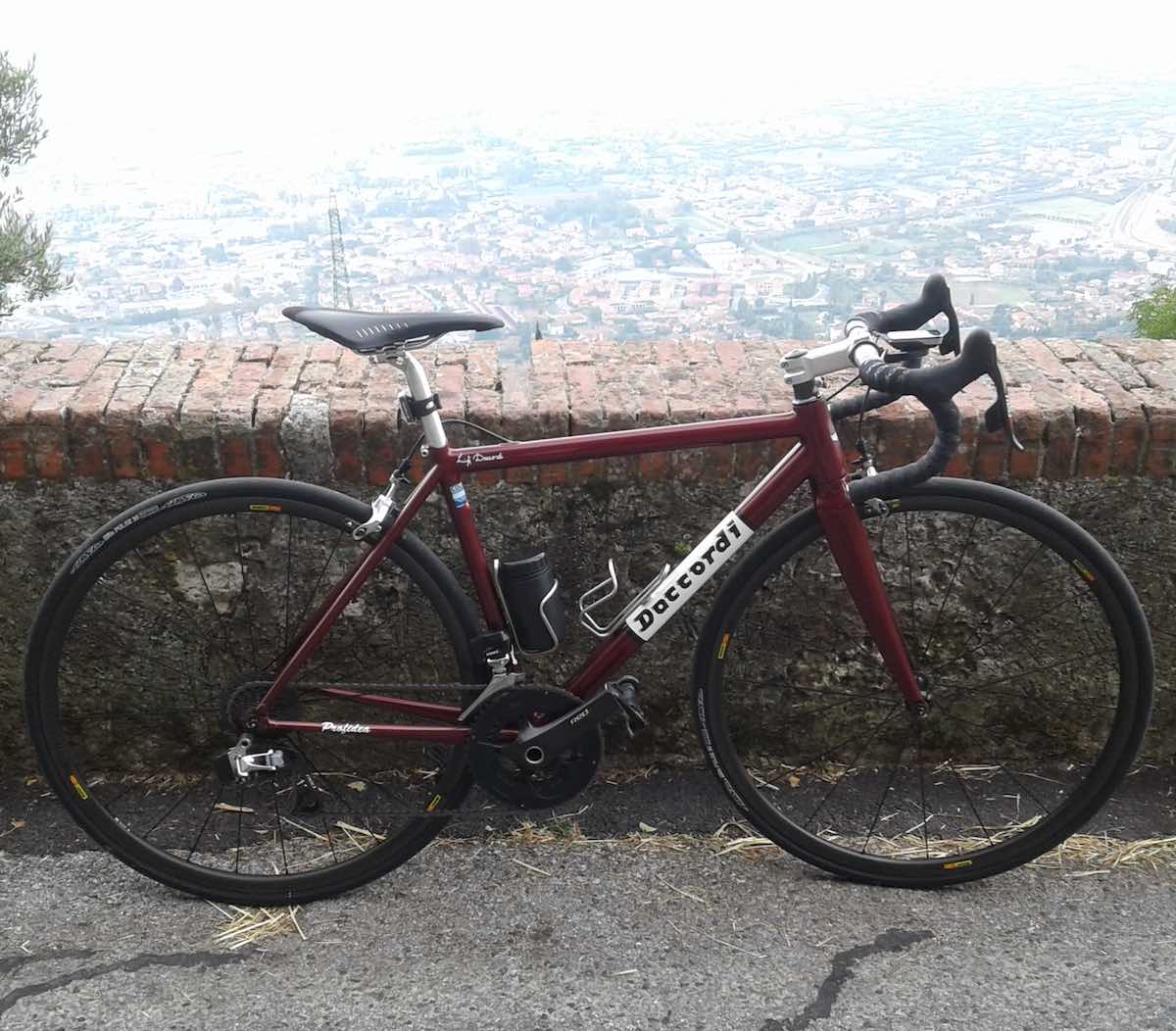 bikerumor pic of the day Daccordi Profidea bicycle with columbus steel fram photographed in Capriglia Pietrasanta of the tuscany region in italy.